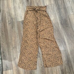 Abercrombie & Fitch Leopard Print Pants